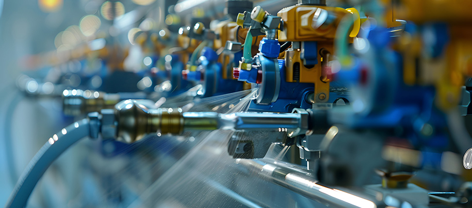 Automatic spraying equipment